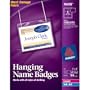 Avery Insertable 3 x 4 Inch White Name Badges 100 Count (74459)