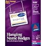 Avery Insertable 3 x 4 Inch White Name Badges 100 Count (74459)
