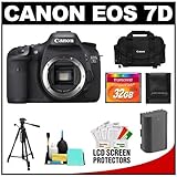 Canon EOS 7D 18.0 MP Digital SLR Camera Body (Outfit Box) with 32GB Card +  ....