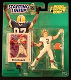 TIM COUCH / CLEVELAND BROWNS 2000-2001 NFL Starting Lineup Action Figure & Exclusive NFL Collector Trading Card