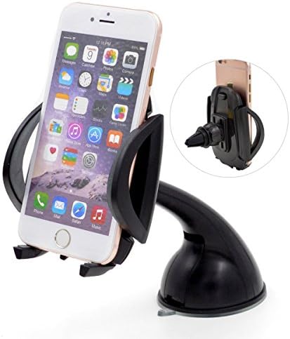 Binfrog 3 in 1 Multifunction Car Mount Holder Cradle for 3-6 Inch Cell Phone and GPS Navigation Universal (C2X1AB)