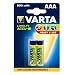 Varta 56703101402 - Accu HR03 Micro AAA Longlife 800mAh 2er-Packung
