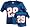 Kansas Jayhawks Royal Replica Toddler Football Jersey - 3T