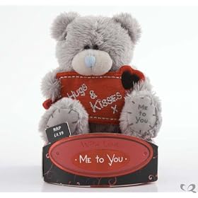 Me To You Valentine Tatty Teddy Bear 8cm Hugs & Kisses
