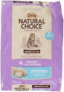 Natural Choice Indoor Senior Cat White Fish and Whole Brown Rice Formula Food, 14-Pound Natural Choice Indoor Senior Cat White Fish and Whole Brown Rice Formula Food, 14-Pound