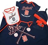 Detroit Tigers Newborn 5 Piece Gift Set - 3/6 months
