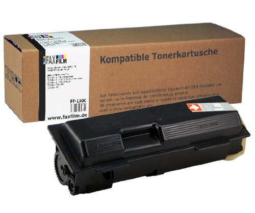 toner FAXFILM kompatibler Toner ersetzt Kyocera Mita TK 130 / TK 140 Kapazität: 7200 Seiten für FS 1100 / 1300 / 1350 / N / TN / Arztdrucker / FS 1028 / 1128 MFP / TK130 TK140 TK 130 140 51jCWoxQFtL toner