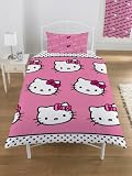 Parure de lit Hello Kitty - Housse de couette + taie