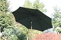 9 Foot Decorative Vented Market Umbrella with Crank and Tilt - Forest Green