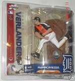 McFarlane Toys MLB Sports Picks Series 18 Action Figure Justin Verlander (Detroit Tigers) Orange Black Team USA Variant