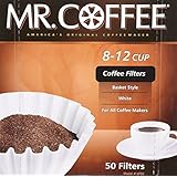 Mr Coffee 8-12 Cup Coffee Filters, 50 Filters