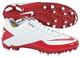 Nike 396237161 Speed TD Men's Football Cleats (White/Red)