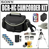 Deluxe Accessory Kit for the Sony Handycam Camcorder DCRHC52 and DCRHC62