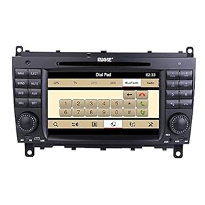 Cheapest  Rupse For Benz CLK W209 220 / CLS W219 Indash Car DVD Player With 7 Inch HD touchscreen Video Monitor GPS Sat Navi Navigation System / RDS / iPod / Can-Bus / Steering wheel control / tooth handsfree