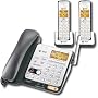 AT&T CL84209 Corded / Dual Cordless DECT 6.0 Telephone System with Caller ID and Digital Answering System