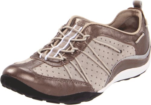 Privo Women's P-Polar Bungee Fashion Sneaker,Tan Metallic,7 M US