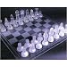 Medium glass chess set 25x25 cm