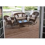 North Cape International NC280 SG Naples Wicker Conversation Set