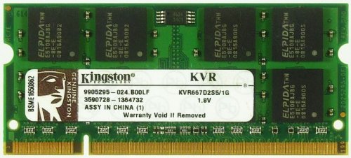 Notebook Ram 1GB Kingston KVR667D2S5 1G 1.8V ID10960 Notebook Ram 1GB Kingston KVR667D2S5 1G 1.8V ID10960