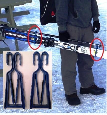 KlipSki - EASY Ski and Pole Carrier..No more annoying ski strap tangle ups! The perfect Christmas stocking stuffer for your favorite skier!