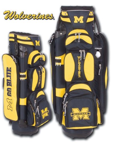 Michigan Wolverines NCAA Impact Golf Cart Bag NCAA College Athletics - Fan Shop Golfing Merchandise