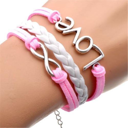 AONIMEI Fashion Lady Strands Suede Rope Bracelet Gift