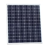 from Photonic Universe 100W 12V monocrystalline solar panel with 5m cable and MC4 connectors for camper van, boat or any other system (Model PU-100M)