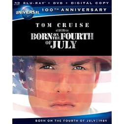Born on the Fourth of July [Blu-ray + DVD + Digital Copy] (Universal's 100th Anniversary)