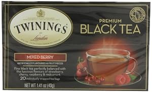 Twinings Mixed Berry Tea, 20-Count Tea Bags (Pack of 6)
