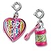 CHARM IT! Happy Birthday Heart Locket and 3-D Pink Balloon 2 Charm Add On Set