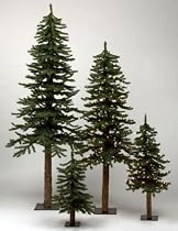 6 Ft Natural Alpine Unlit Artificial Christmas Tree
