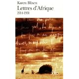 Lettres d'Afrique, 1914-1931par Karen Blixen