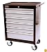 HOMAK BG04027603 27-Inch SE Series 6-Drawer Rolling Cabinet - Black/Gray