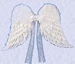 Christmas Costume Feathered Angel Wings New