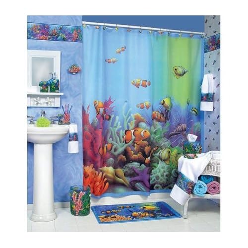 Blue Lagoon Shower Curtain