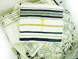 New Covenant Christian Prayer Shawl Tallit Hebrew English 73"*33"