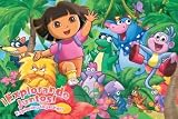 Childrens TV Maxi Poster 91.5x61cm Young Explorers Unite With Dora and Her Friends From Animated TV Show Dora The Explorer