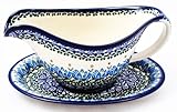 IMAGE OF Polish Pottery Gravy Boat 4 1/2