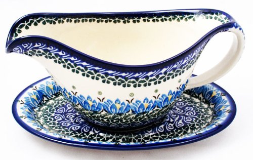 Polish Pottery Gravy Boat 4 1/2
