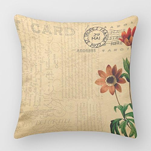 Square Throw Pillowcase Sofa Bed Pillow Cover Decorative Cushions (20" X 20") Pink Daisy Flower World'S Best Mom Custom Gift Pillowcases