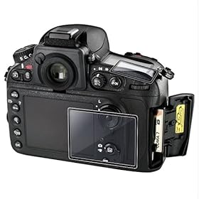 eForCity Clear Reusable Screen Protector Compatible With Nikon D800, 3-Pack