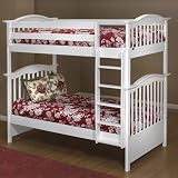 Orbelle Twin Over Twin Bunk Bed, White