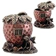 Strawberry House Box (H: 2.5" x L: 2.25" x W: 2" & 0.35 lbs)