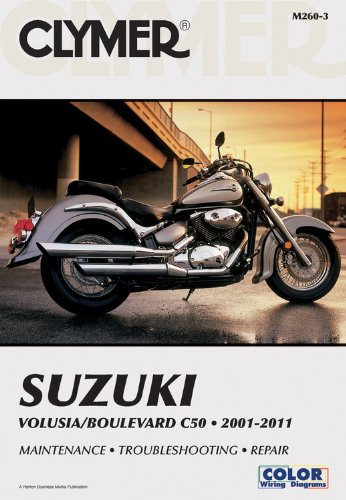 suzuki volusiaboulevard c50 2001 2011 clymer manuals motorcycle repair