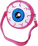 アイボール 目玉 ポシェット ショルダーバッグ エナメル 斜めがけ レディース メンズ (EB-1158) (ピンク)