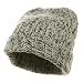 Big Knit Wool Beanie - White W07S47C