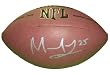 Detroit Lions Mikel Leshoure Autographed NFL Wilson Composite Football, Illinois Fighting Illini, Proof Photo