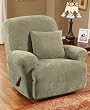 Sure Fit "Stretch Royal Diamond" Slipcover, Recliner Chocolate