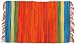 100% Cotton Bright Orange Rag Rug 5 x 7