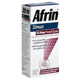 Afrin Sinus 12 Hour Nasal Spray, Decongestant - .5 fl oz